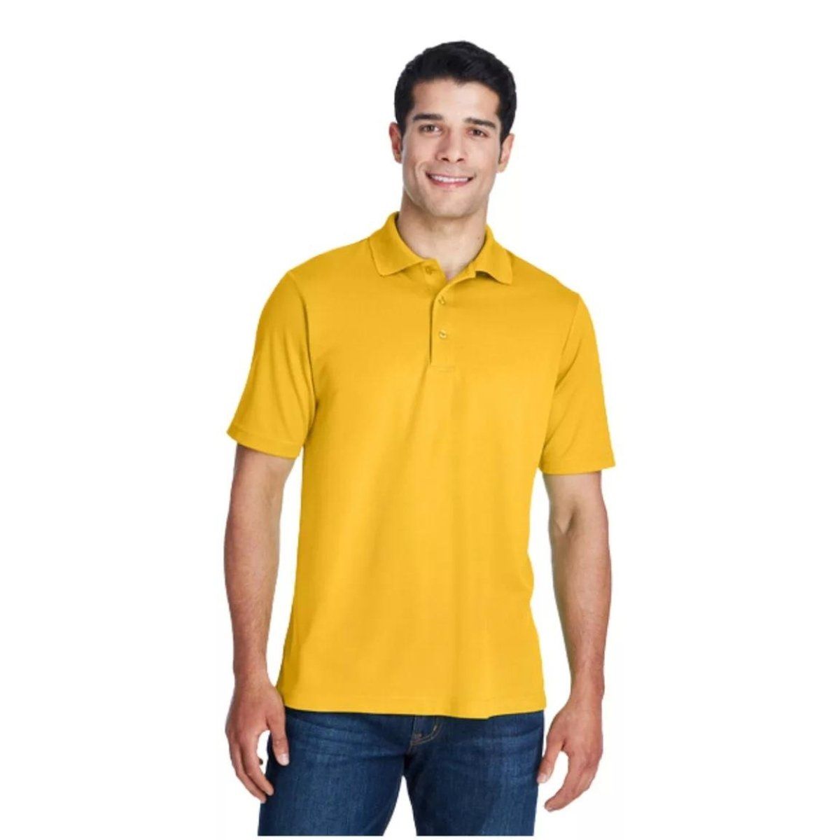 LIKE SHOP - Polera Piqué Hombre Textura Suave Botones Colores 001