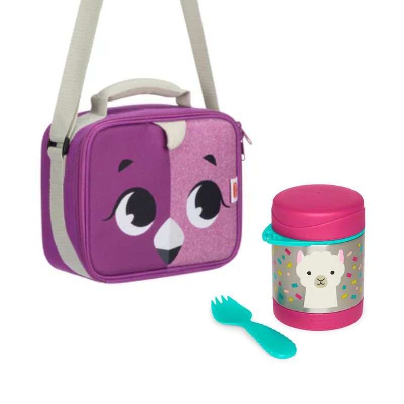 SKIP HOP - Pack Escolar Animales Lonchera + Termo