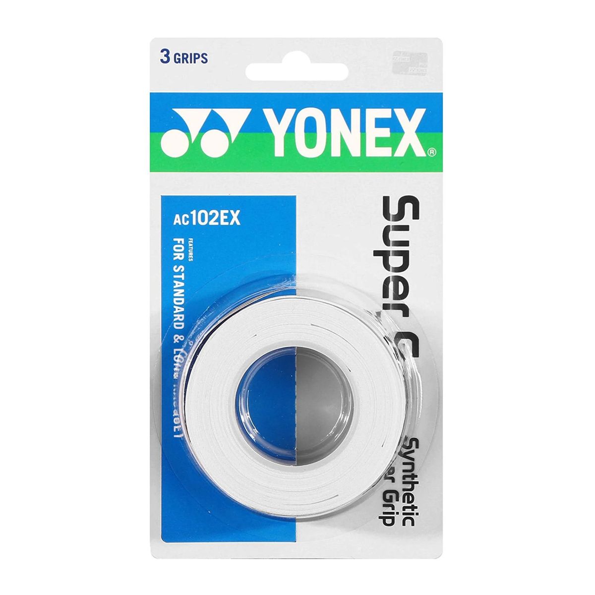 YONEX - Overgrip SUPER GRAP X3 Blanco