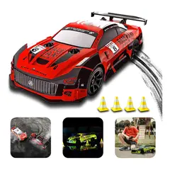 MUNDO MAGIA - Auto Drift Control Remoto 4x4 Luces Neumáticos Repuestos