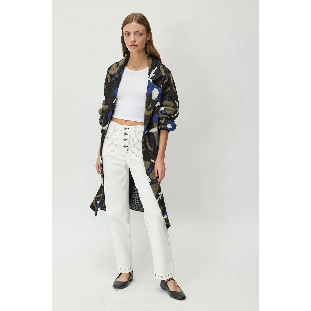 IO - Cardigan Azulino Mujer Io