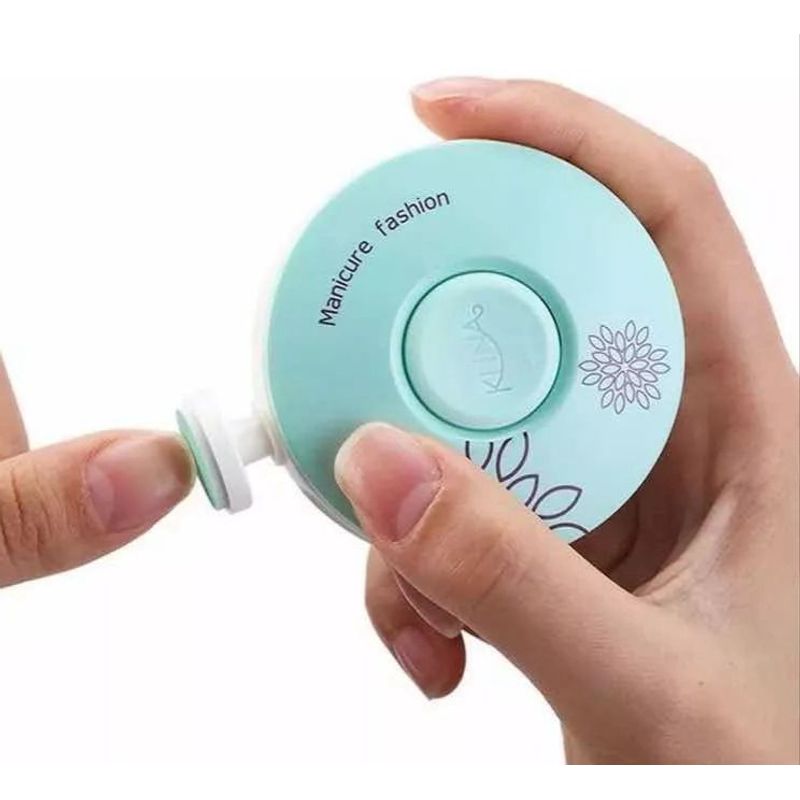 GENERICO - Cortador De Uñas Eléctrico A Pilas Para Bebés Pulido