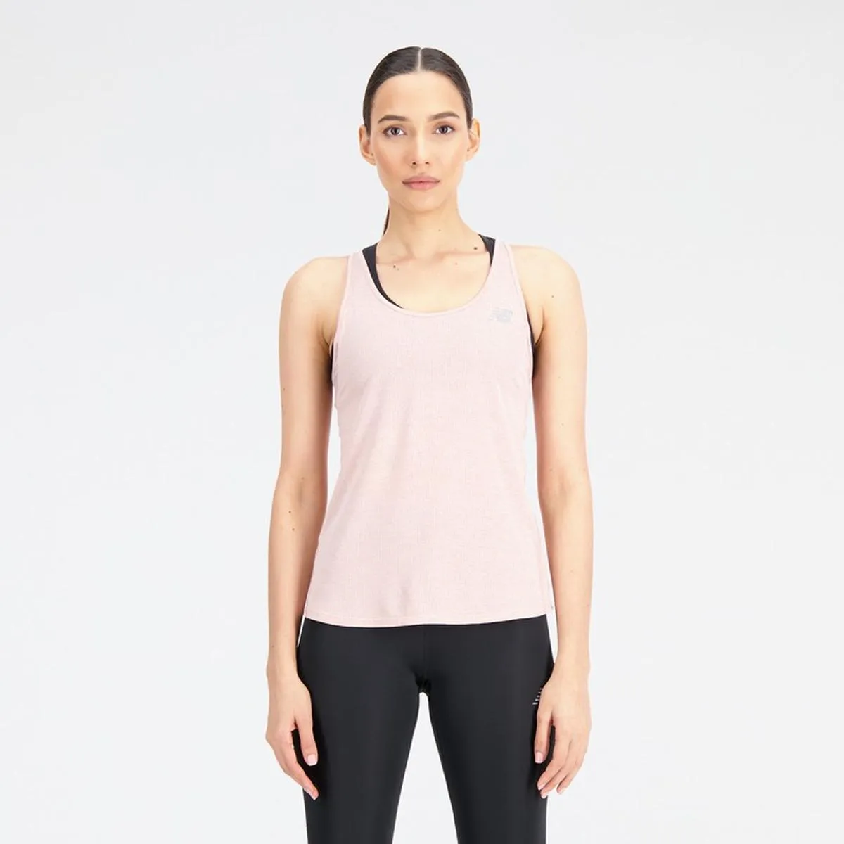 NEW BALANCE - Polera Running Mujer New Balance Impact Run Rosada