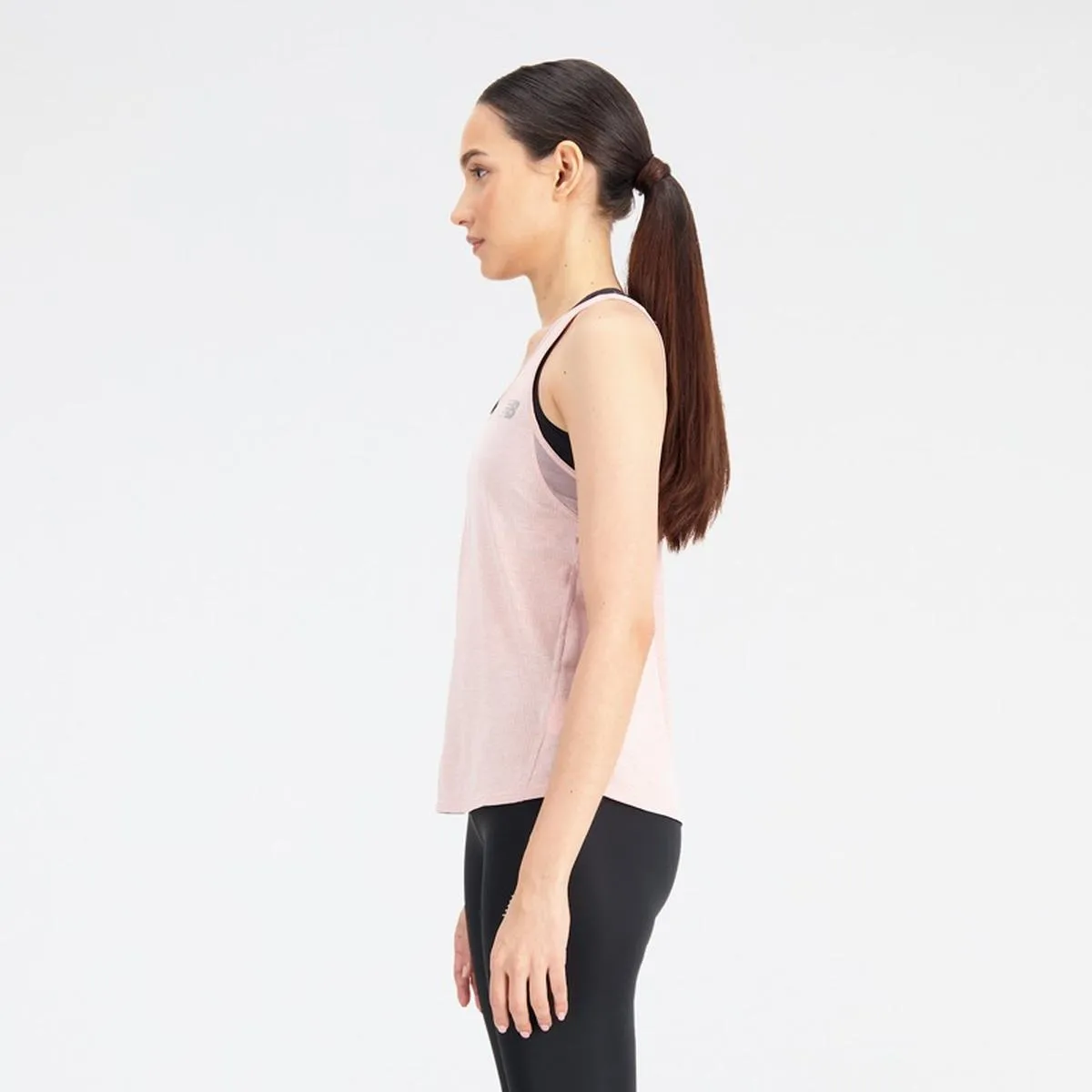NEW BALANCE - Polera Running Mujer New Balance Impact Run Rosada