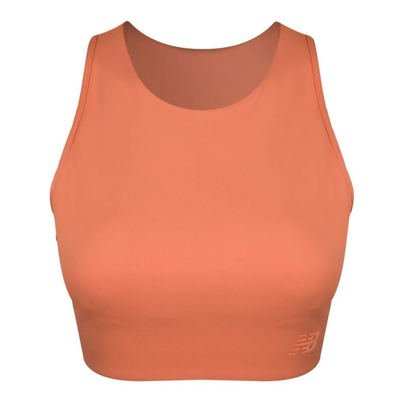 NEW BALANCE - Peto Running Mujer New Balance Naranjo
