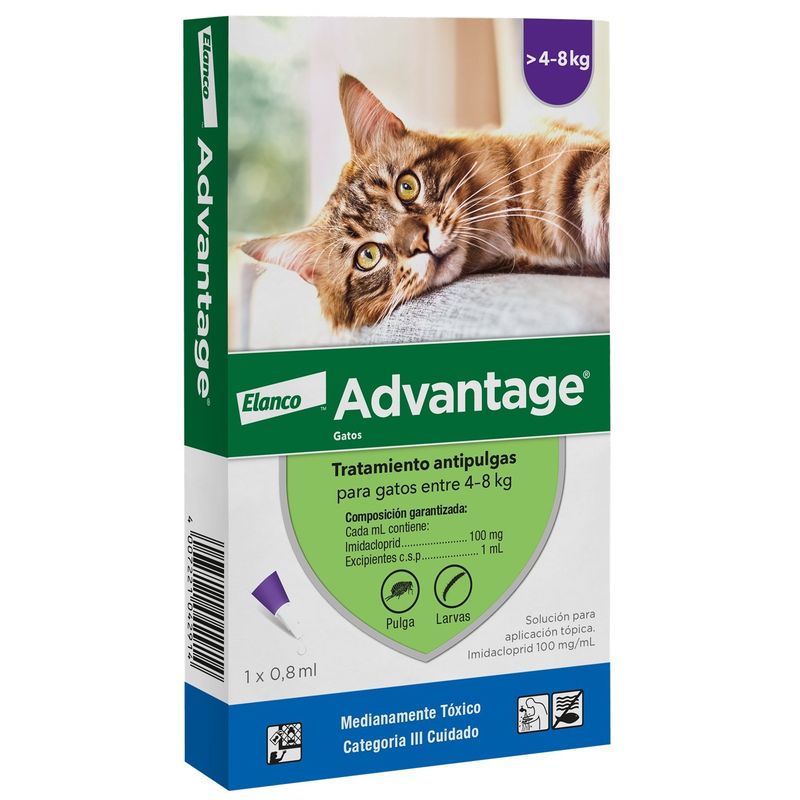 ELANCO - Advantage para gatos de 4-8kg