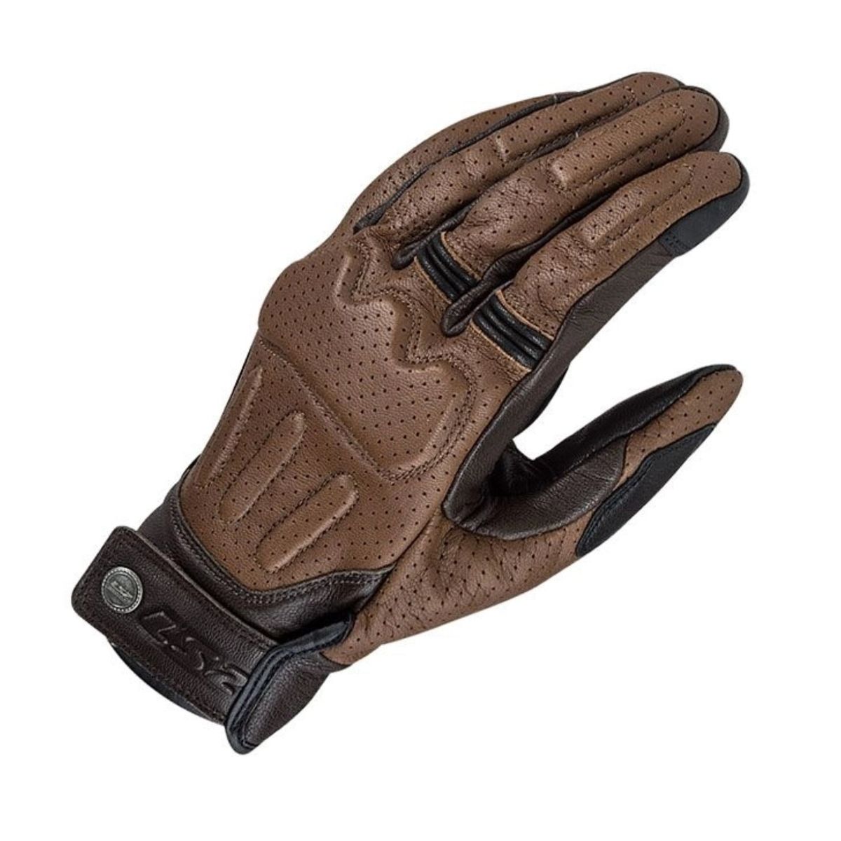 LS2 - GUANTE LS2 RUST HOMBRE CAFE