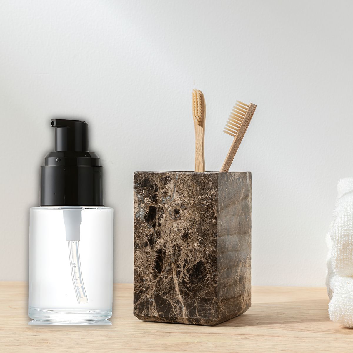 GENERICO - Set 12 Frascos Transparente Bomba De Loción Esencial 50ml