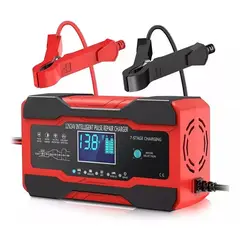 GENERICO - Cargador Inteligente Batería Auto Moto Carga Rápida
