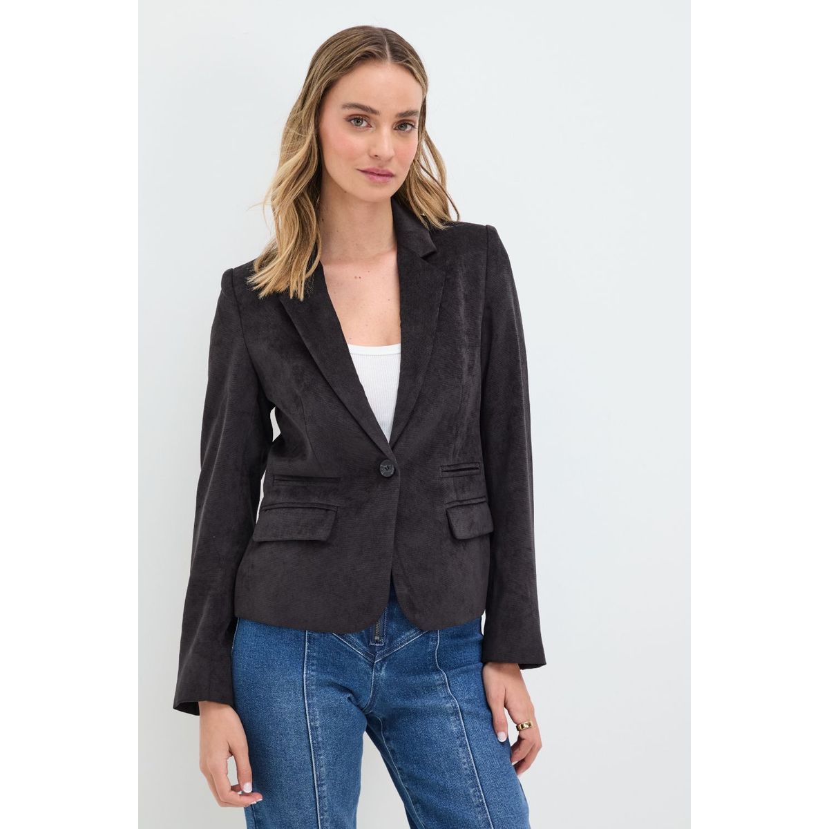 IO - Blazer Negro Mujer Io