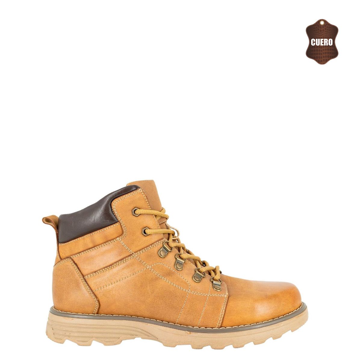 LONDON ADIXT - Botin de Cuero Hombre Caramelo Leon London Adixt