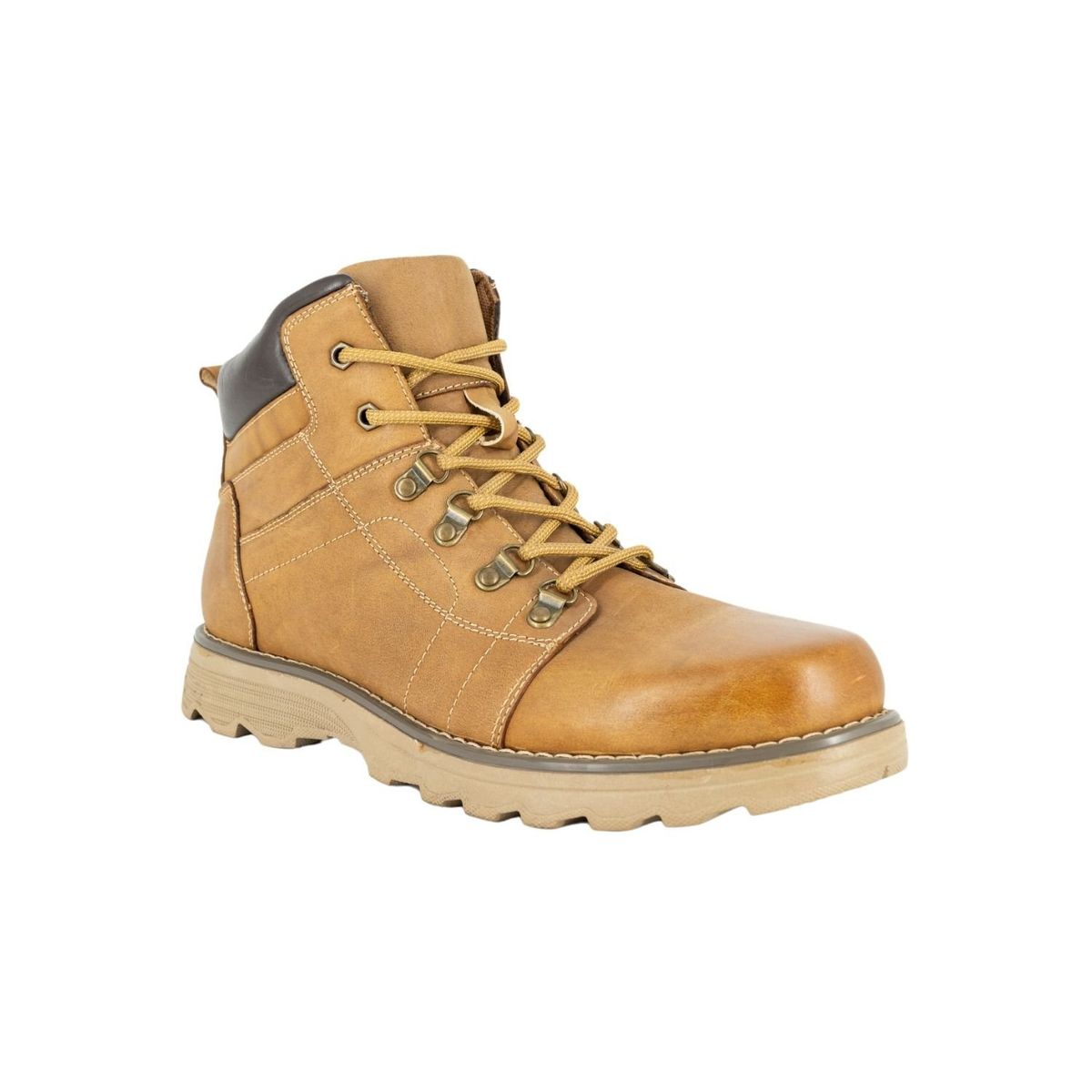 LONDON ADIXT - Botin de Cuero Hombre Caramelo Leon London Adixt