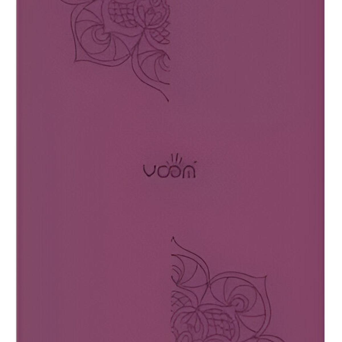 GENERICO - Mat Yoga Caucho Natural Para Ejercicios 5mm - Funda-Violeta