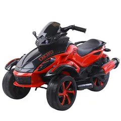 GENERICO - Motocicleta eléctrica para niños luz RGB y USB