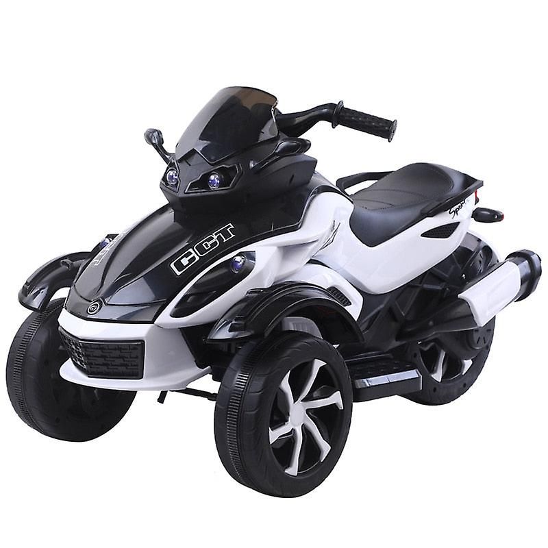 GENERICO - Motocicleta eléctrica para niños luz RGB y USB