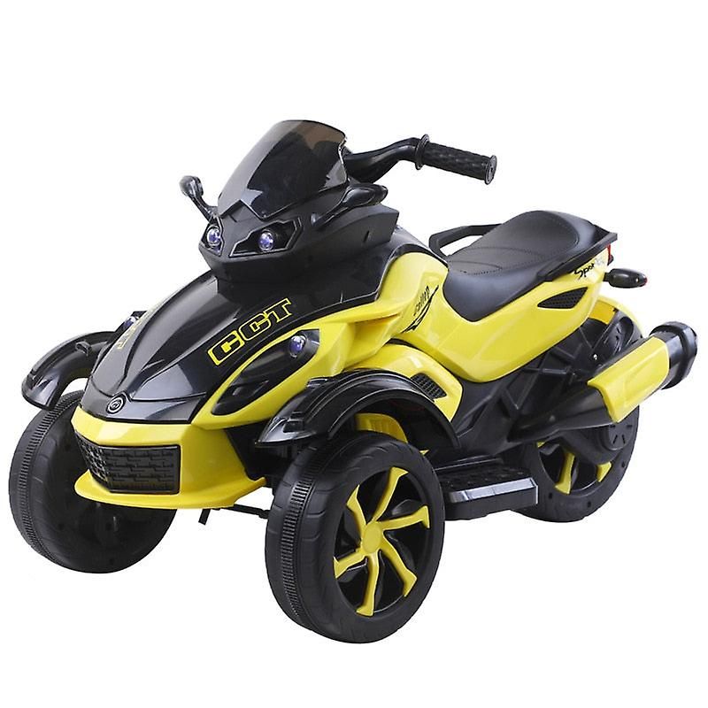 GENERICO - Motocicleta eléctrica para niños luz RGB y USB