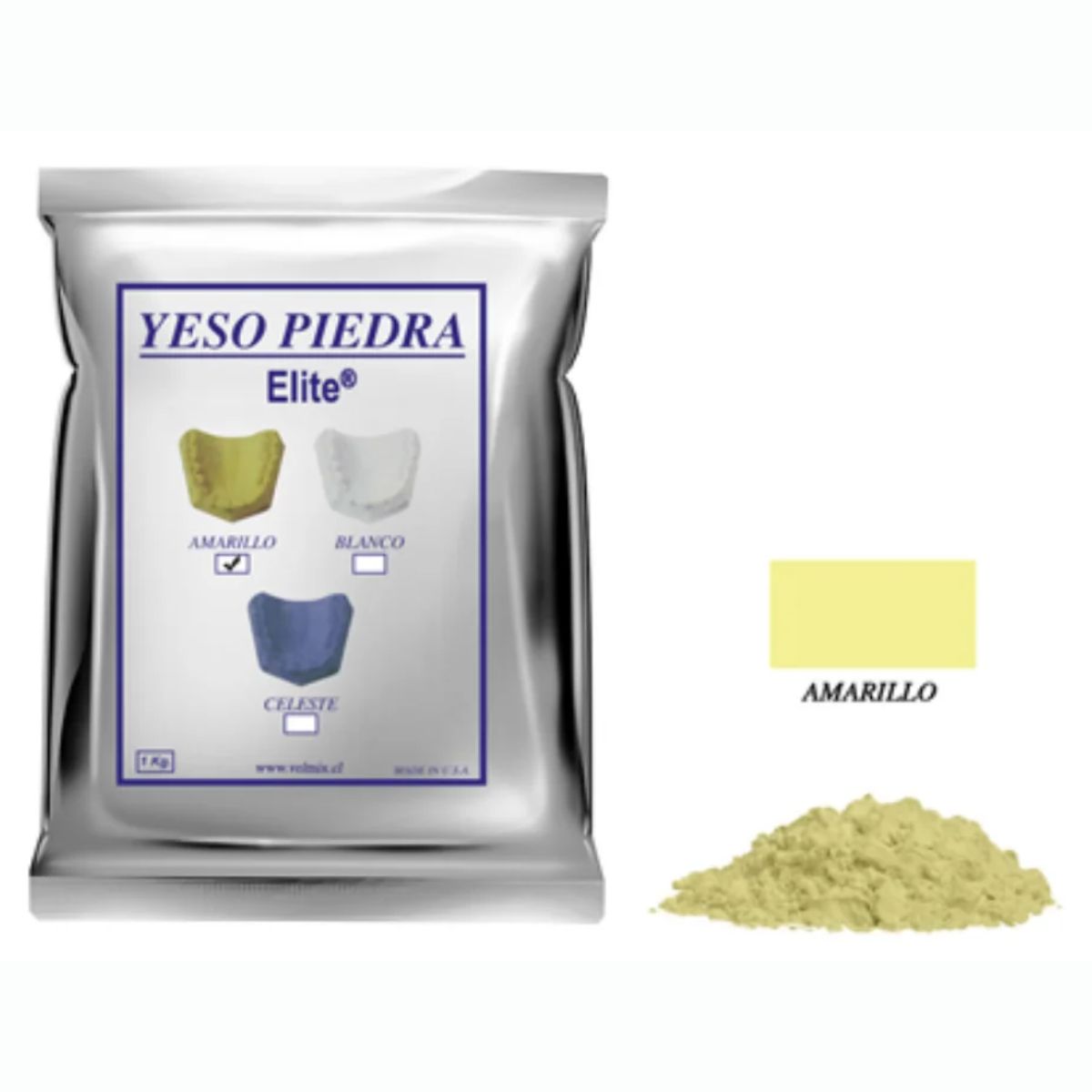 REUTTER - Yeso Piedra Amarillo Élite Velmix 1kg