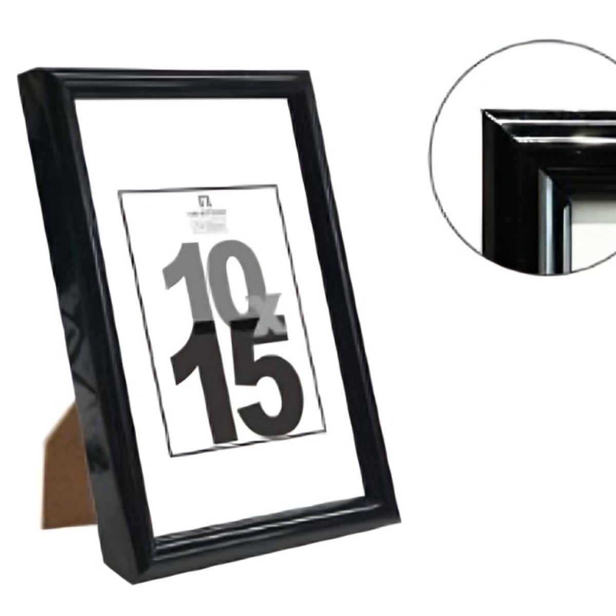 OEM - Marco de Foto Negro 9x13 cm