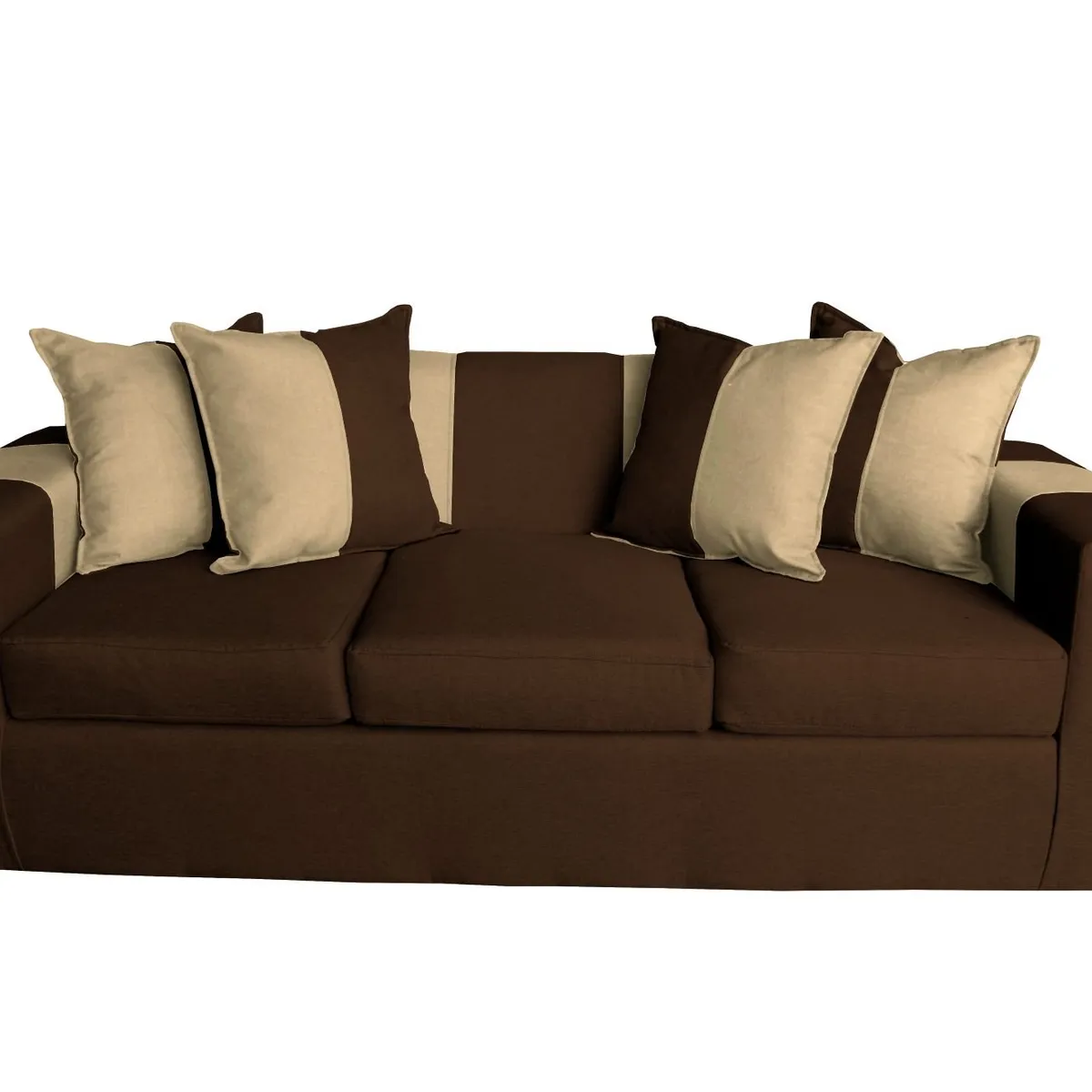 GENERICO - SOFA +2 PUFF BENJAMIN CAFE  BEIGE