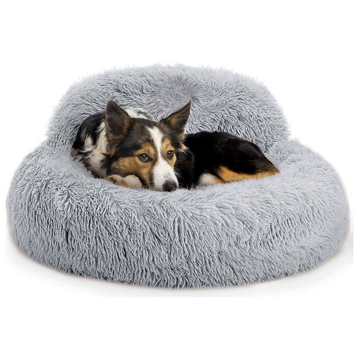 YEP S - Cama Mascota  90 cm Yep Pet Antiestrés Y Ronquido - Gris
