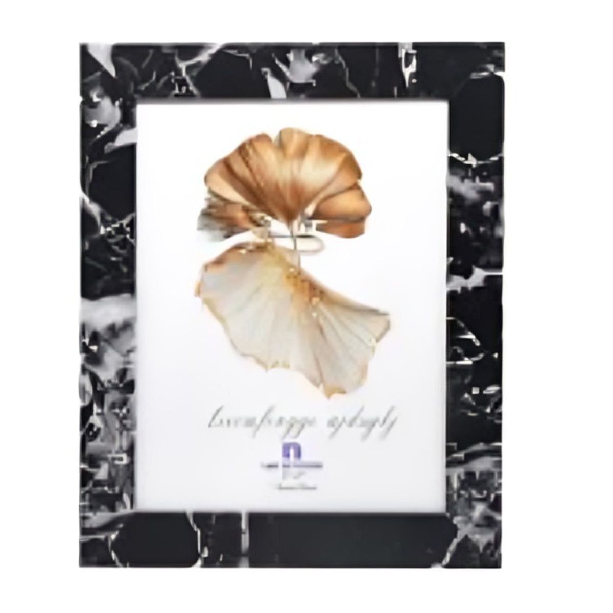 OEM - MARCO MARMOL NEGRO 18X13CM