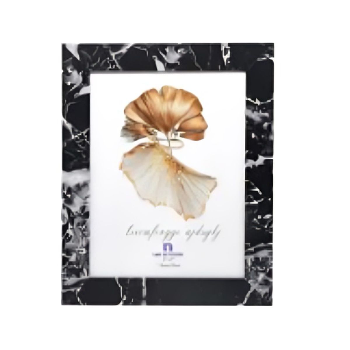 OEM - MARCO MARMOL NEGRO 18X13CM