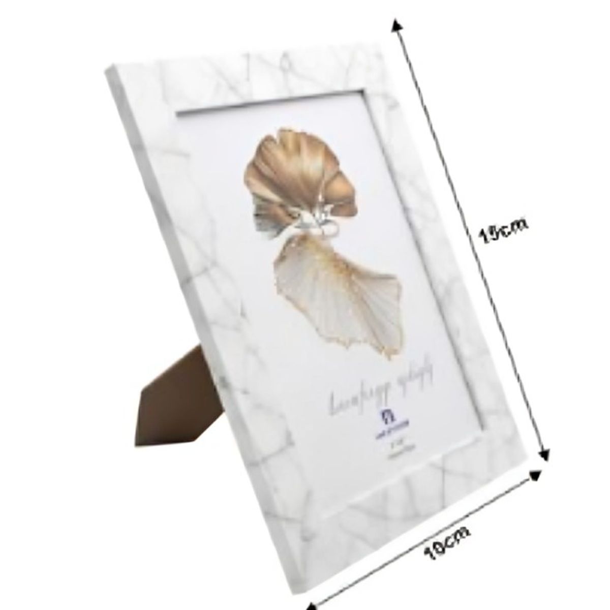 OEM - Marco de Mármol Blanco GH3112 10x15 cm  4x6pulg