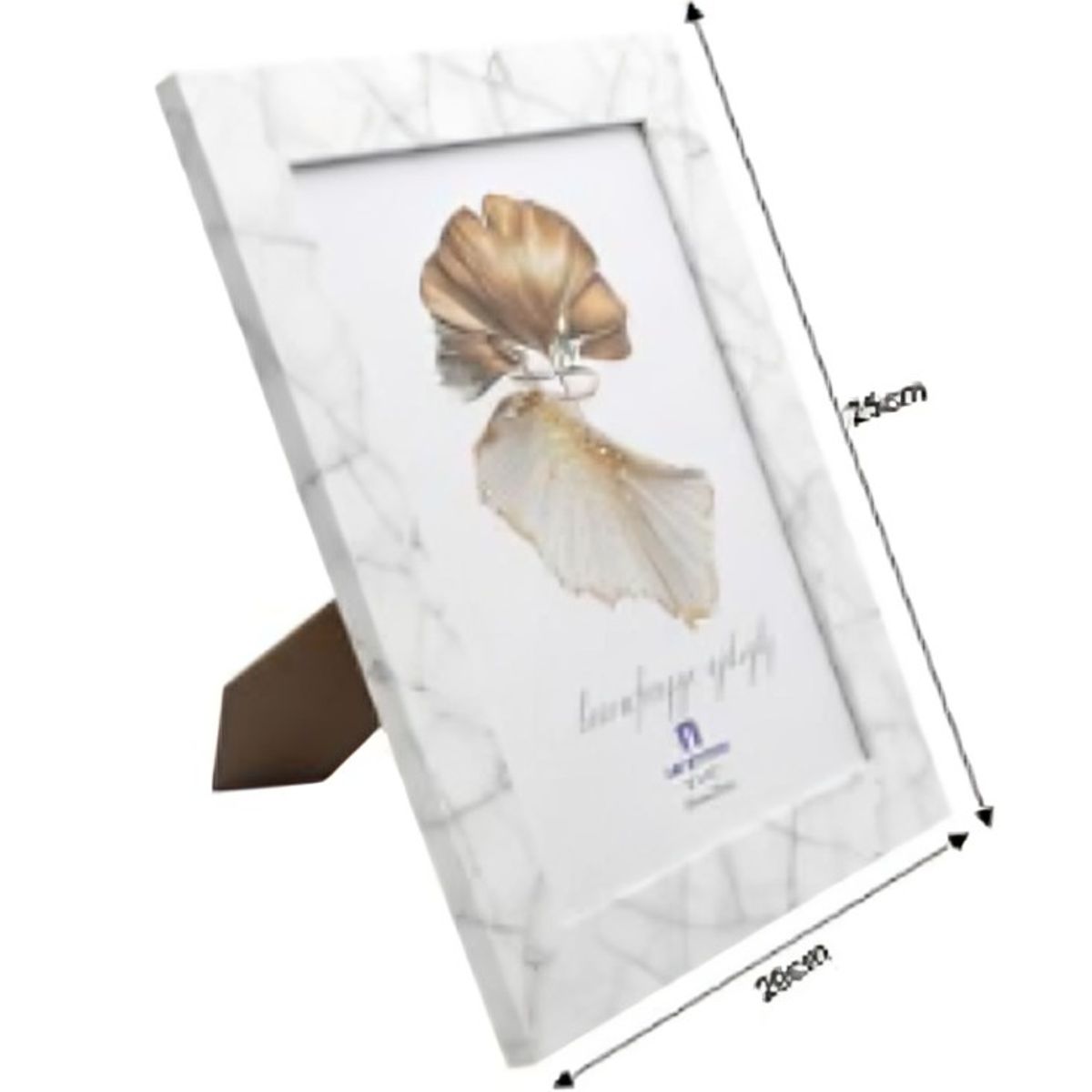 OEM - Marco de Mármol Blanco GH3112 20x25 cm  8x10pulg