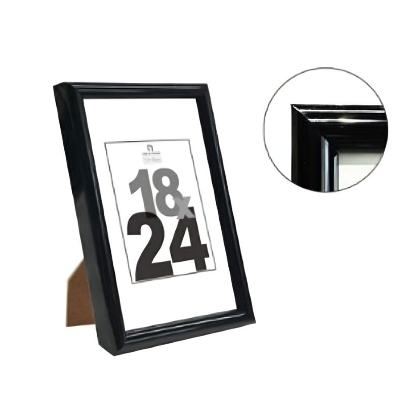 OEM - Marco de Foto Negro 18x24 cm
