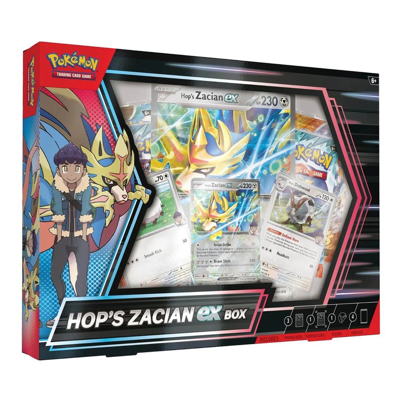 POKEMON - Pokémon Hops Zacian ex Box Español