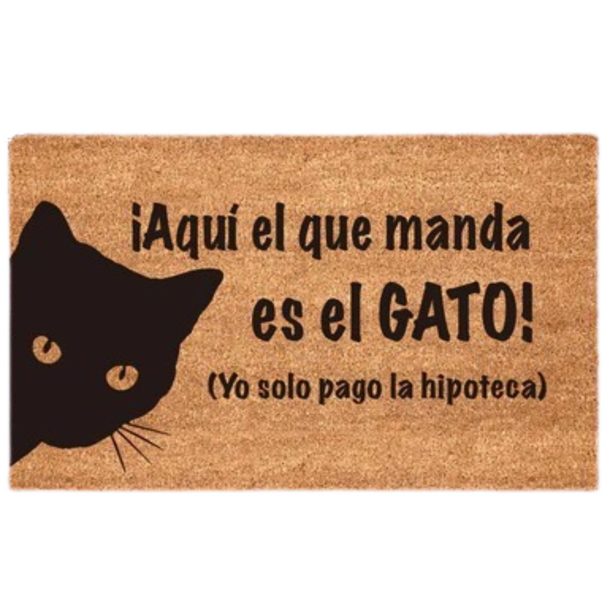 KOKOMAT - Choapino Biodegradable 45cm x75cm Aqui el que manda es el gato