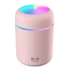 OEM - Humidificador Ultrasónico Luz Led H2O 300ML ROSA