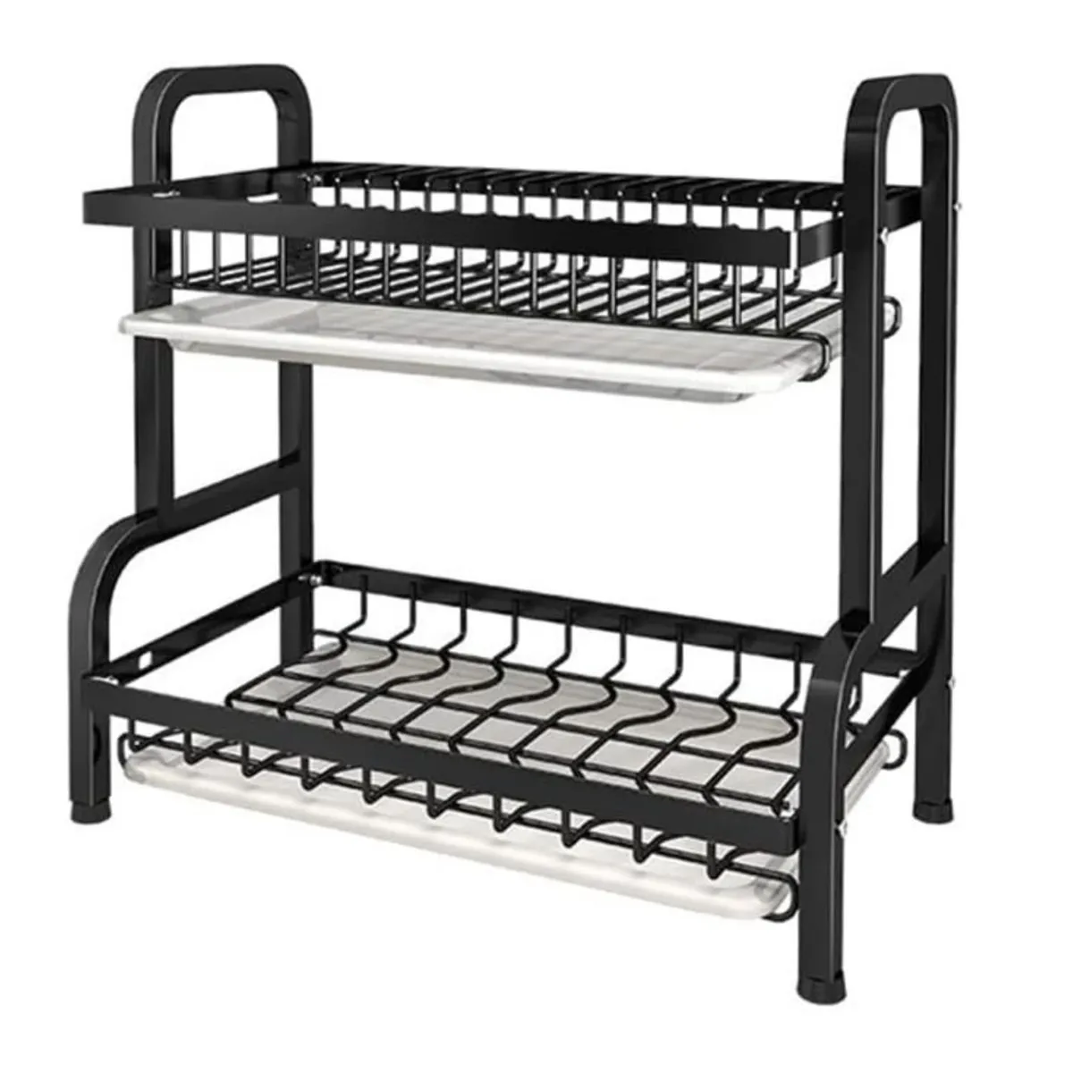 REBAJAS - Escurridor platos secador loza inoxidable 2 niveles inox