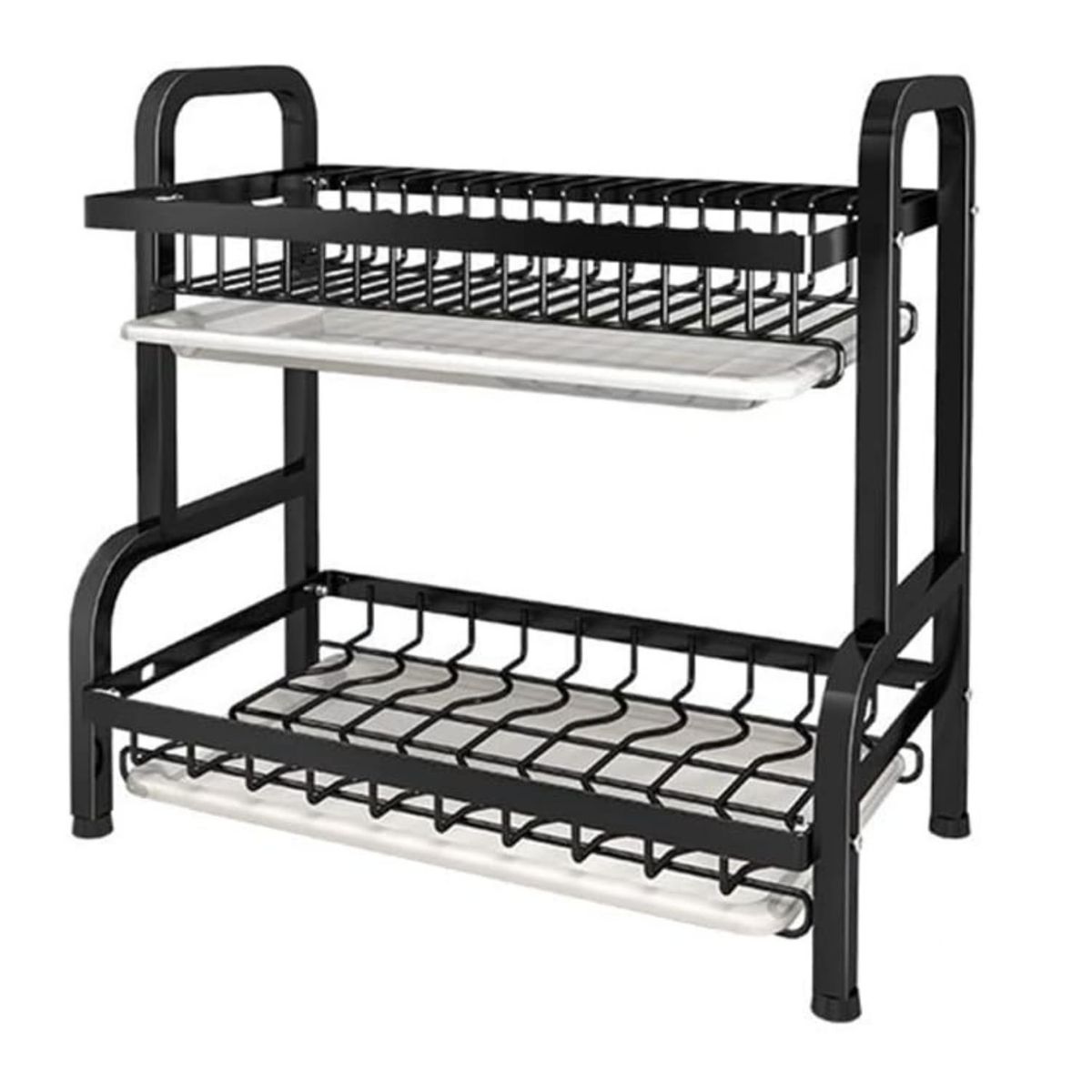 REBAJAS - Escurridor platos secador loza inoxidable 2 niveles inox