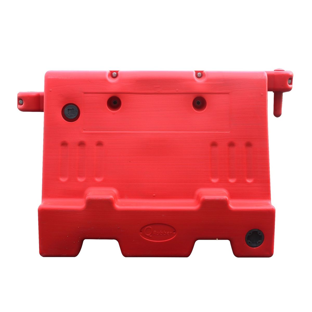 QRUBBER - Barrera New Jersey Apilable Roja 1mt QRubber