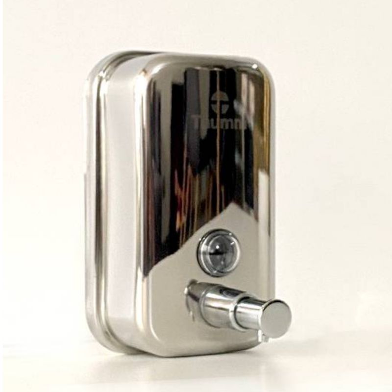 TAUMM - Dispensador Jabón Acero Inoxidable Muro 800cc
