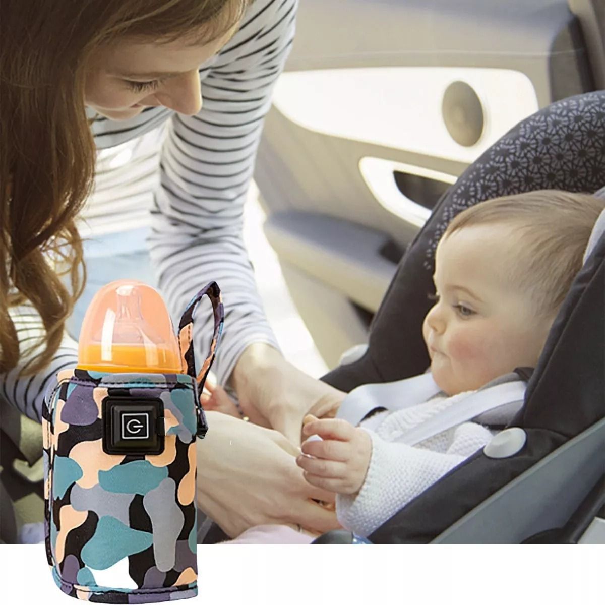 GENERICO - Bolsa Calentadora De Biberones Con Calefacción Portátil Usb