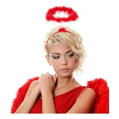 GENERICO - Alas de Angel de Plumas y areolas - Roja - Medianas