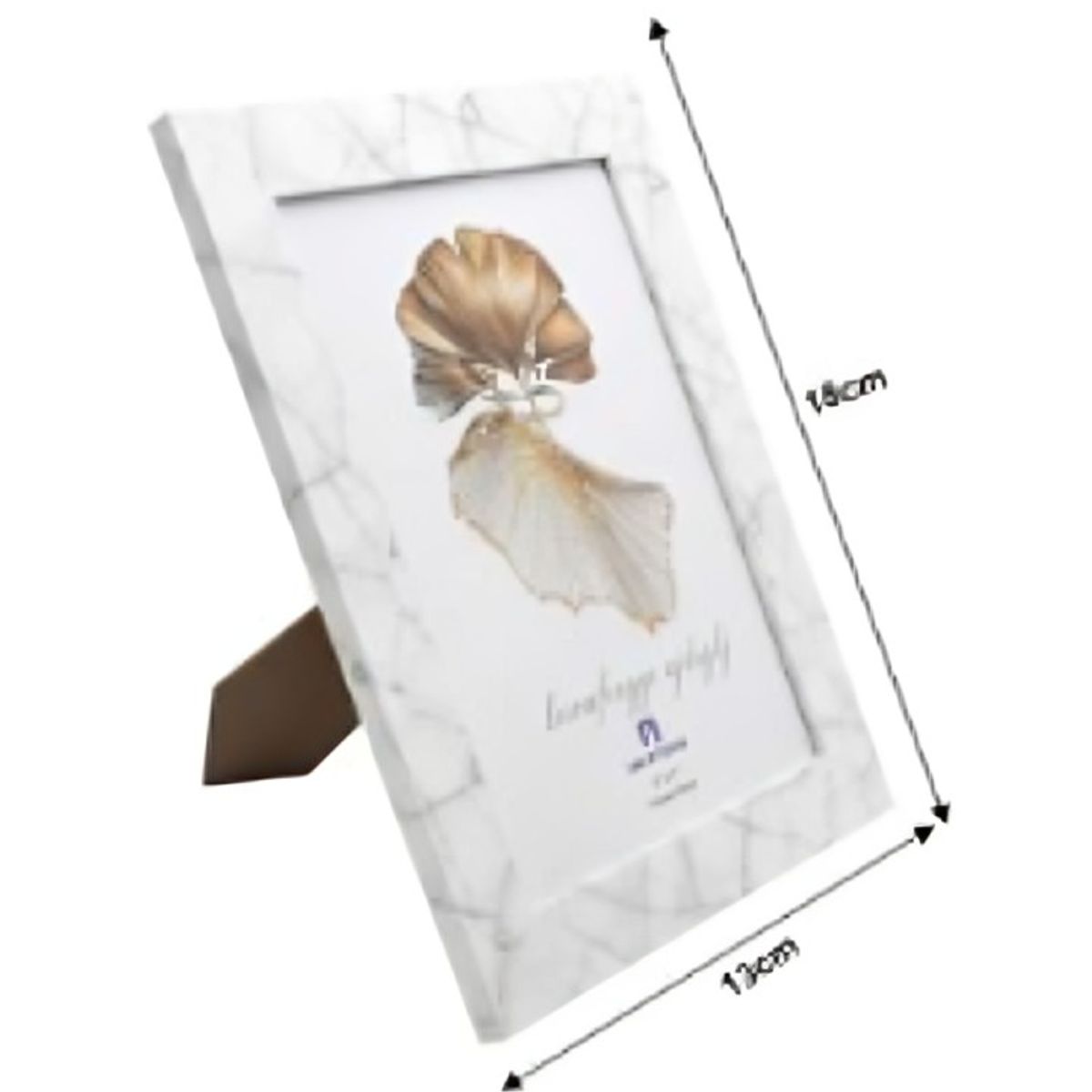 OEM - Marco de Mármol Blanco GH3112 13x18 cm  5x7pulg