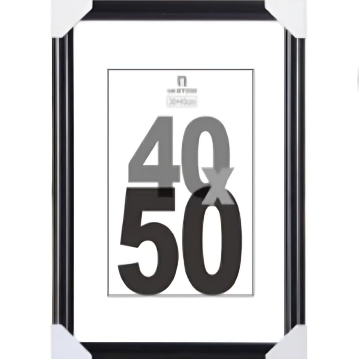 OEM - Marco de Foto Negro 40x50 cm