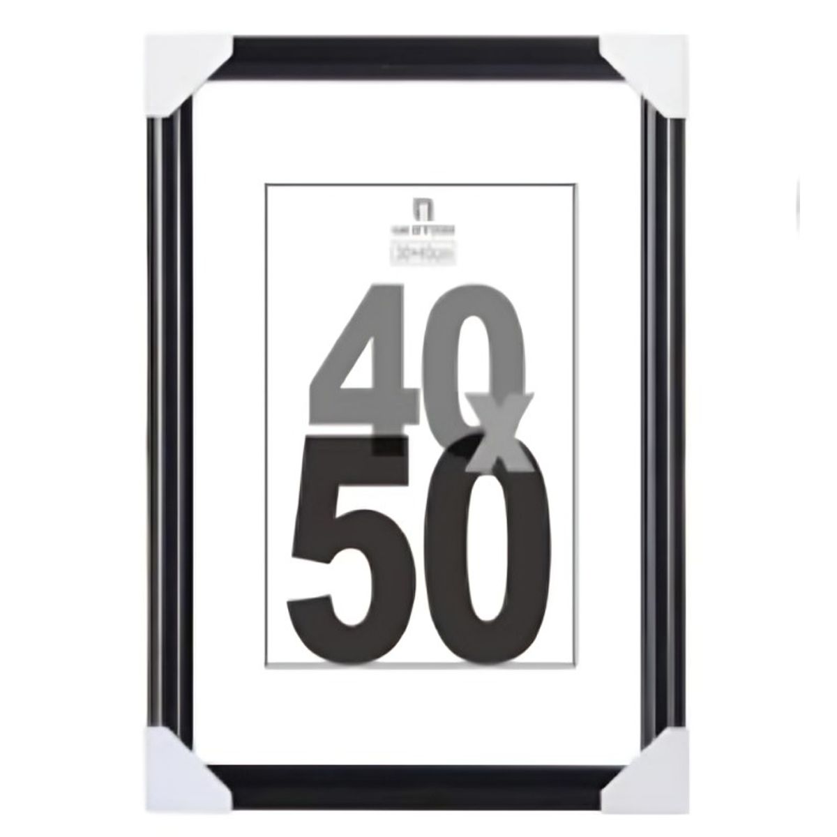 OEM - Marco de Foto Negro 40x50 cm