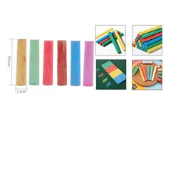 GENERICO - Pack 6 Tiza de Colores