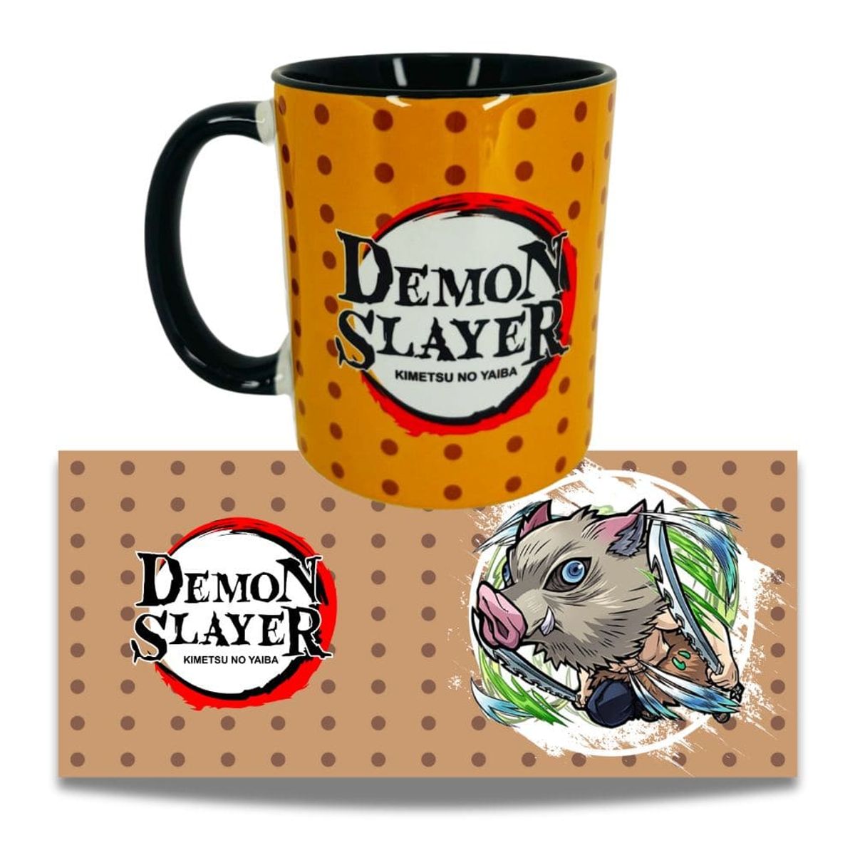 GENERICO - Tazón 325ml Inosuke Hashibira Demon Slayer