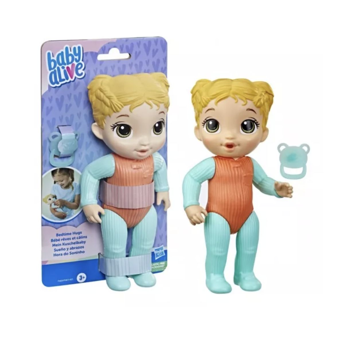 HASBRO - Muñeca Baby Alive Sueño Y Abrazos Bebé Cabello Rubia