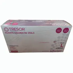REUTTER - Guantes Vinilo Sin Polvo Tresor Caja 100 Un - Talla L