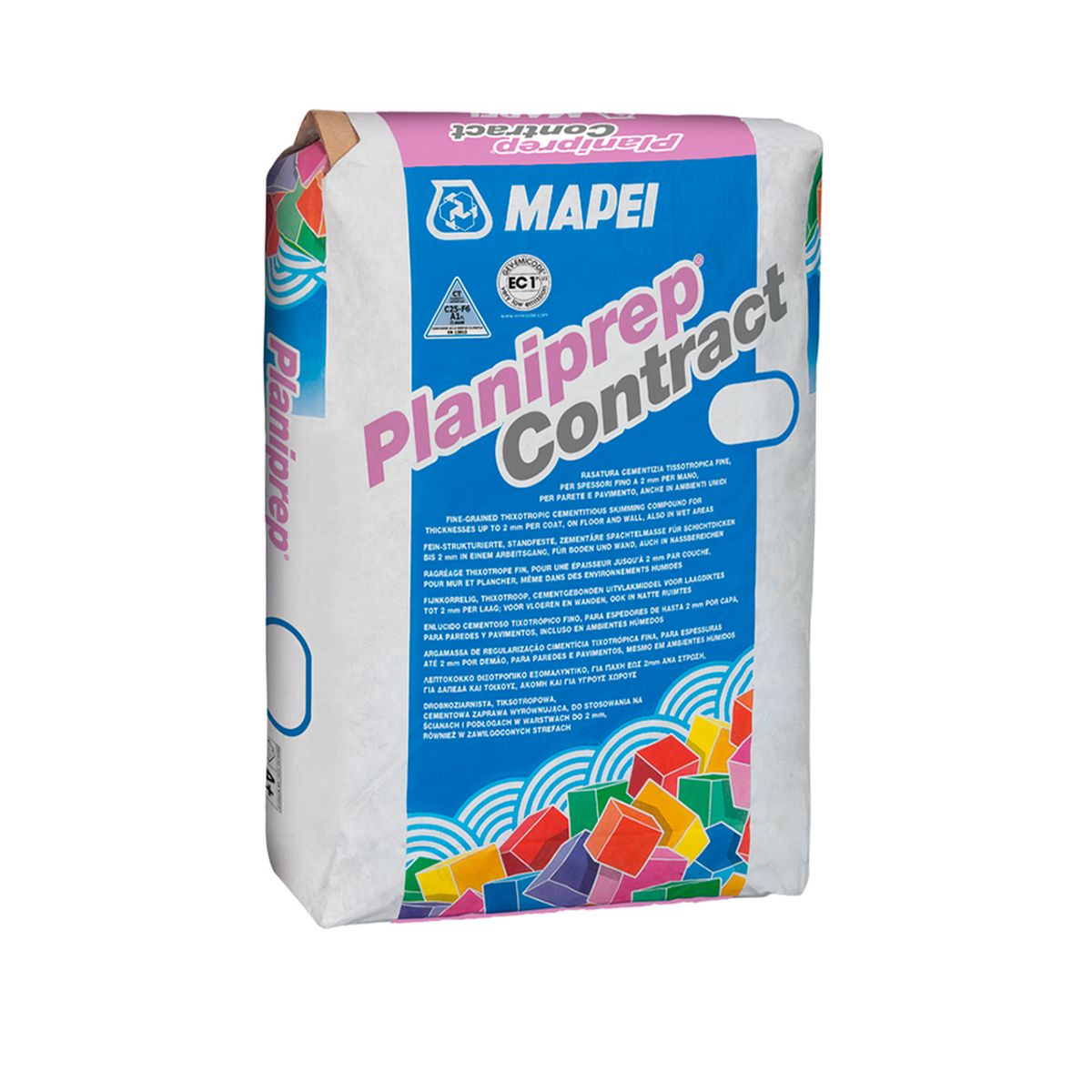 MAPEI - PLANIPREP CONTRACT GREY - Masa niveladora de secado normal, Saco 25kg