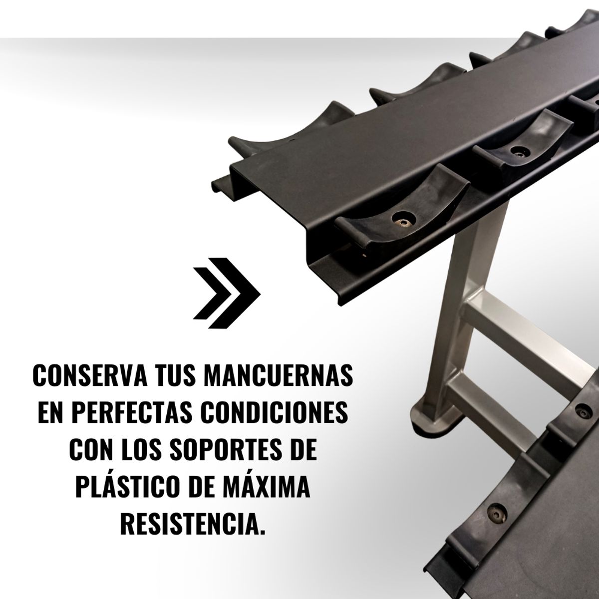 GENERICO - Rack Mancuernas 2 Niveles 10 Pares 6050