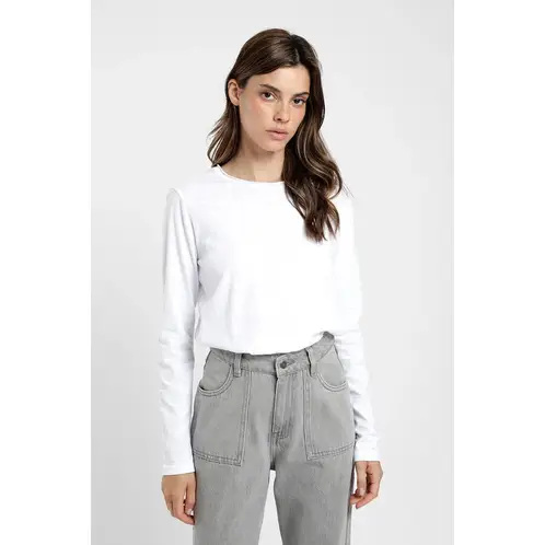 FROENS - Polera manga larga Aurora blanco - Algodón orgánico