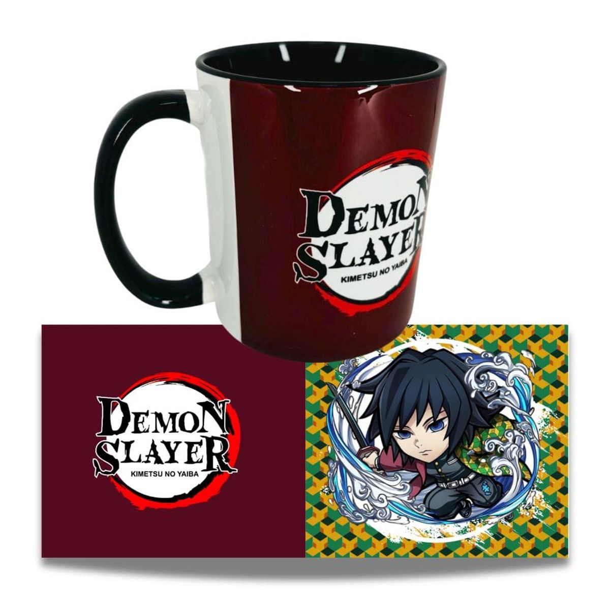 GENERICO - Tazón 325ml Giyu Tomioka Demon Slayer