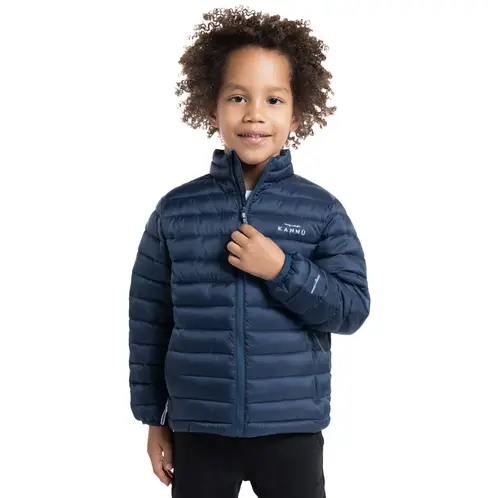 KANNU - Parka Niño Azul Acolchada Rahue